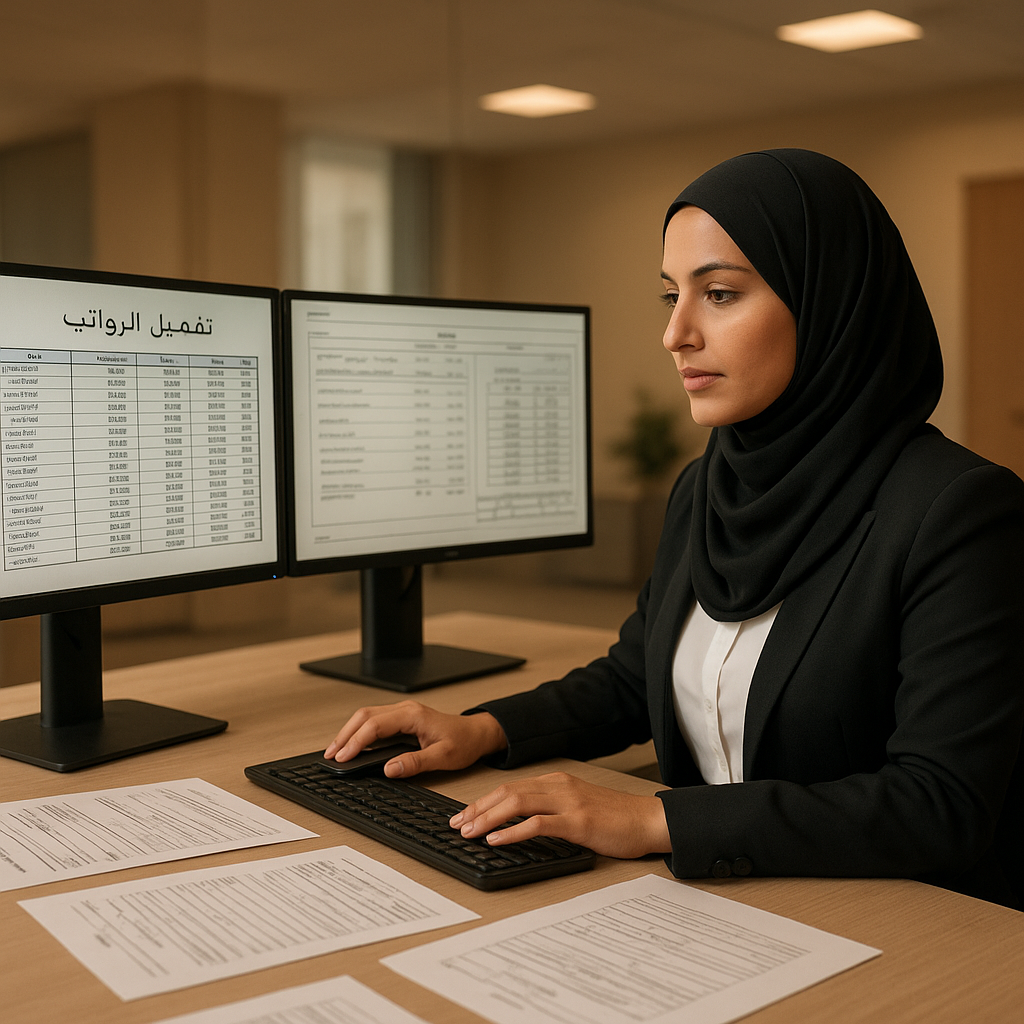 كيفية حساب الراتب في السعودية: المكونات والاستقطاعات خطوة بخطوة